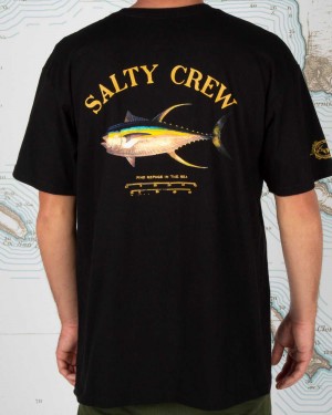 Ahi Mount Black S/S Tee Salty Crew Ahi Mount Classic Tee | 03PGSZIRT