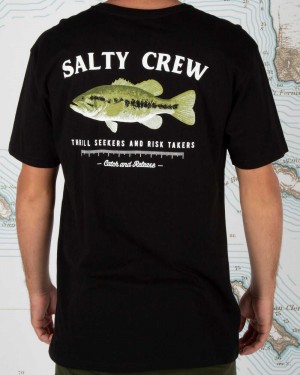 Bigmouth Black S/S Premium Tee Salty Crew Bigmouth Premium Tee | 76NDUVOMX