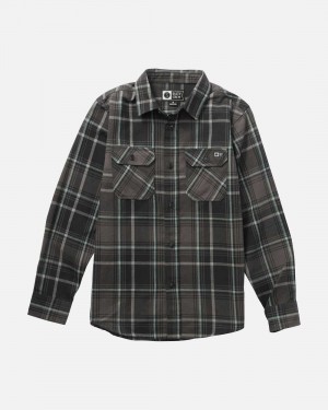 Black Salty Crew Daybreak Flannel | 75CAWSBNU