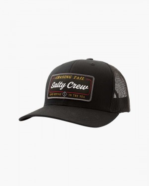 Black Salty Crew Marina Retro Trucker Hat | 06TDCIVUL