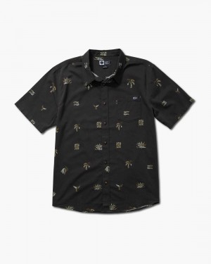 Black Salty Crew Oasis S/S Woven | 54MPBXEAL