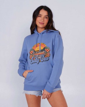 Blue Dusk Salty Crew On Vacation Hoody | 80ZGKPNLH