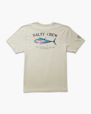 Bone Salty Crew Big Blue Premium Tee | 47AULWFCI