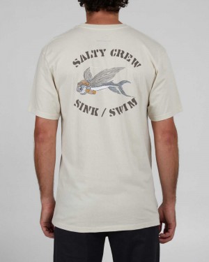 Bone Salty Crew Kamikaze Premium Tee | 98ELIKDJF