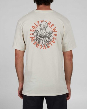 Bone Salty Crew Tentacles Premium Tee | 52ZBHWYLG