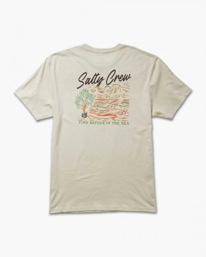 Bone Salty Crew Western Waves Premium Tee | 24DQARJGF