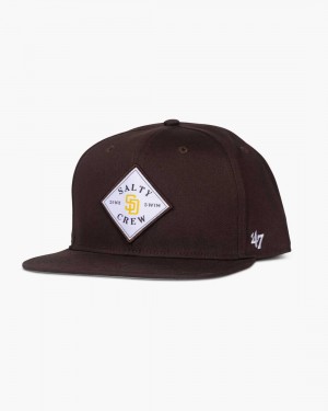 Brown Salty Crew Salty Crewxpadres 47 Cap | 91LGITFHC