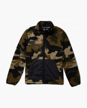 Camo Salty Crew Swellter Sherpa Zip | 29ITFANWX