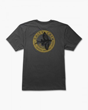 Charcoal Salty Crew Fly By Premium Tee | 32ZRNKDOH