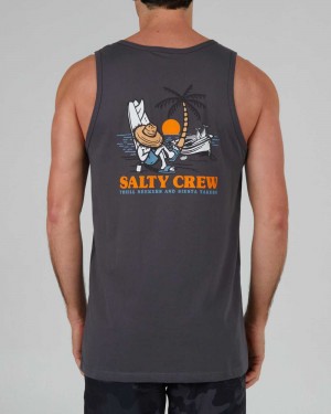 Charcoal Salty Crew Siesta Tank | 67QSWNVKZ