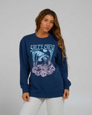 Denim Salty Crew Big Wave Crew | 61HUAGZBF