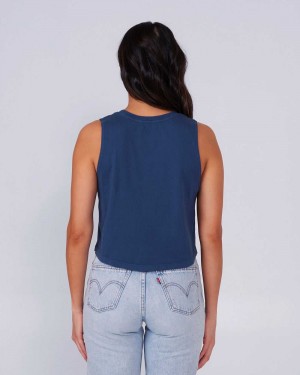 Denim Salty Crew Salty Seventies Crop Tank | 85BKTZWQE