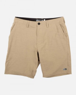 Drifter 2 Khaki Utility Walkshorts Salty Crew Drifter 19" Hybrid Short | 29KJCGSEA