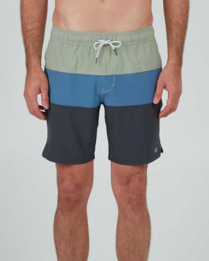 Dusty Sage Salty Crew Beacons 2 Elastic Boardshort | 36ACRMLJW