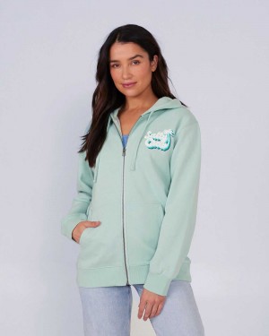 Jade Salty Crew Salty Seventies Zip Hoody | 74GYNEFWD