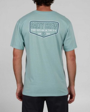 Mackerel Salty Crew Undertow Premium Tee | 67HXSZFVU