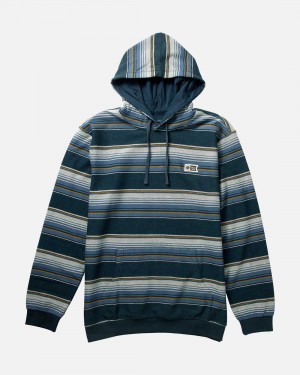 Navy Salty Crew Crewser Knit Hoodie | 47JIFETBD