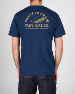 Navy Salty Crew Tady Classic Tee | 36ASDZKNI