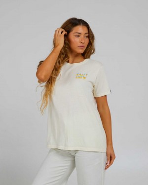 Off White Salty Crew Boardwalk Boyfriend Tee | 24DIPFVTR