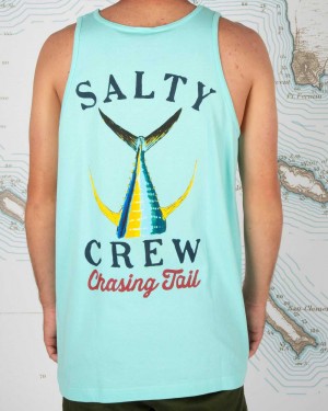 Sea Foam Salty Crew Tailed Tank | 94EPJGFHC