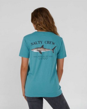 Sea Green Salty Crew Bruce Boyfriend Tee | 01WNGEJRK