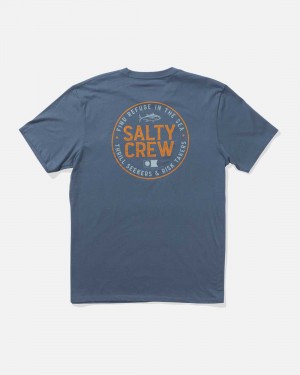 Slate Salty Crew Legendary Premium Tee | 30VYSOIXQ