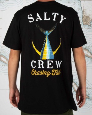 Tailed Black S/S Tee Salty Crew Tailed Classic Tee | 43FGRUEYN