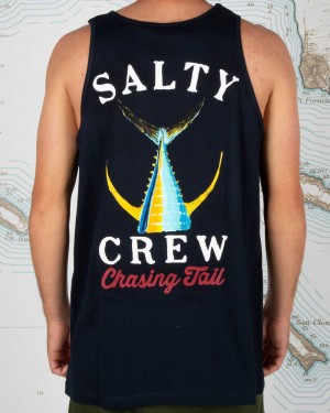 Tailed Navy Tank Salty Crew Tailed Tank | 25ZSAPEMX