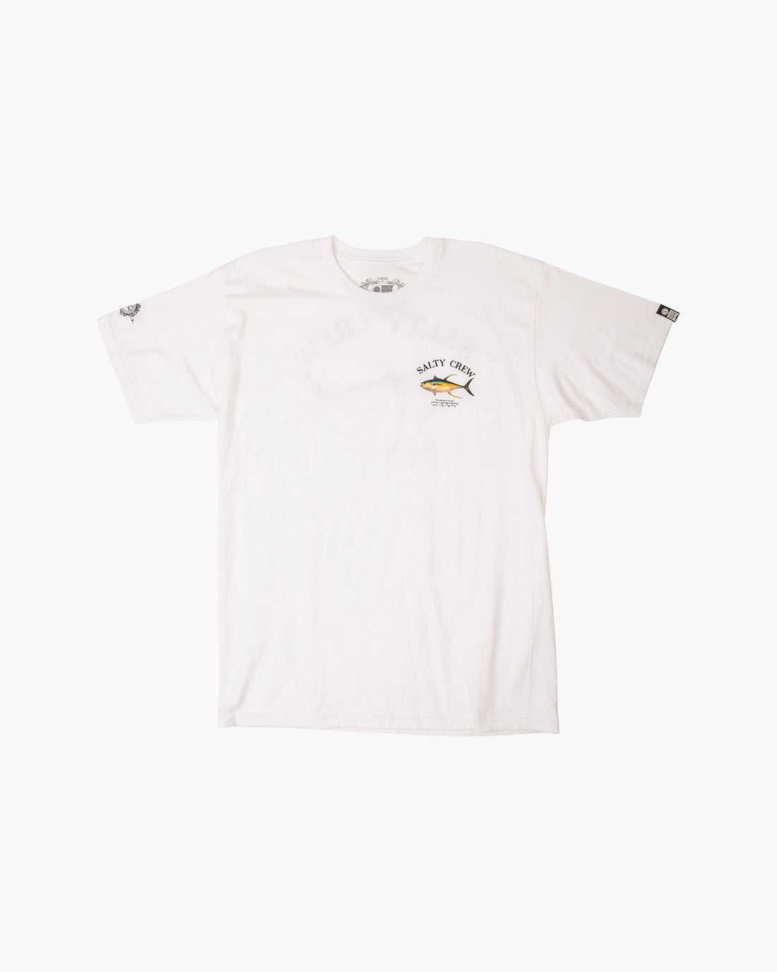 Ahi Mount White T-Shirt Salty Crew Ahi Mount Classic Tee | 90SFZMBPY