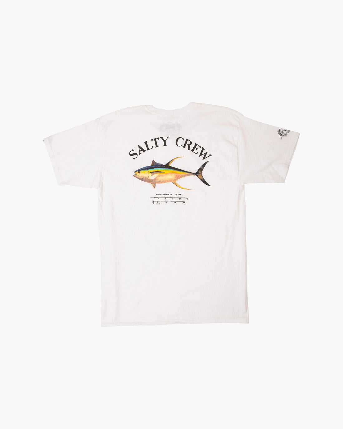 Ahi Mount White T-Shirt Salty Crew Ahi Mount Classic Tee | 90SFZMBPY