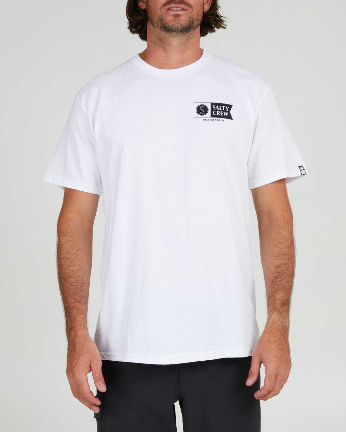 Alpha White S/S Tee Salty Crew Alpha Classic Tee | 39TMNKAWE