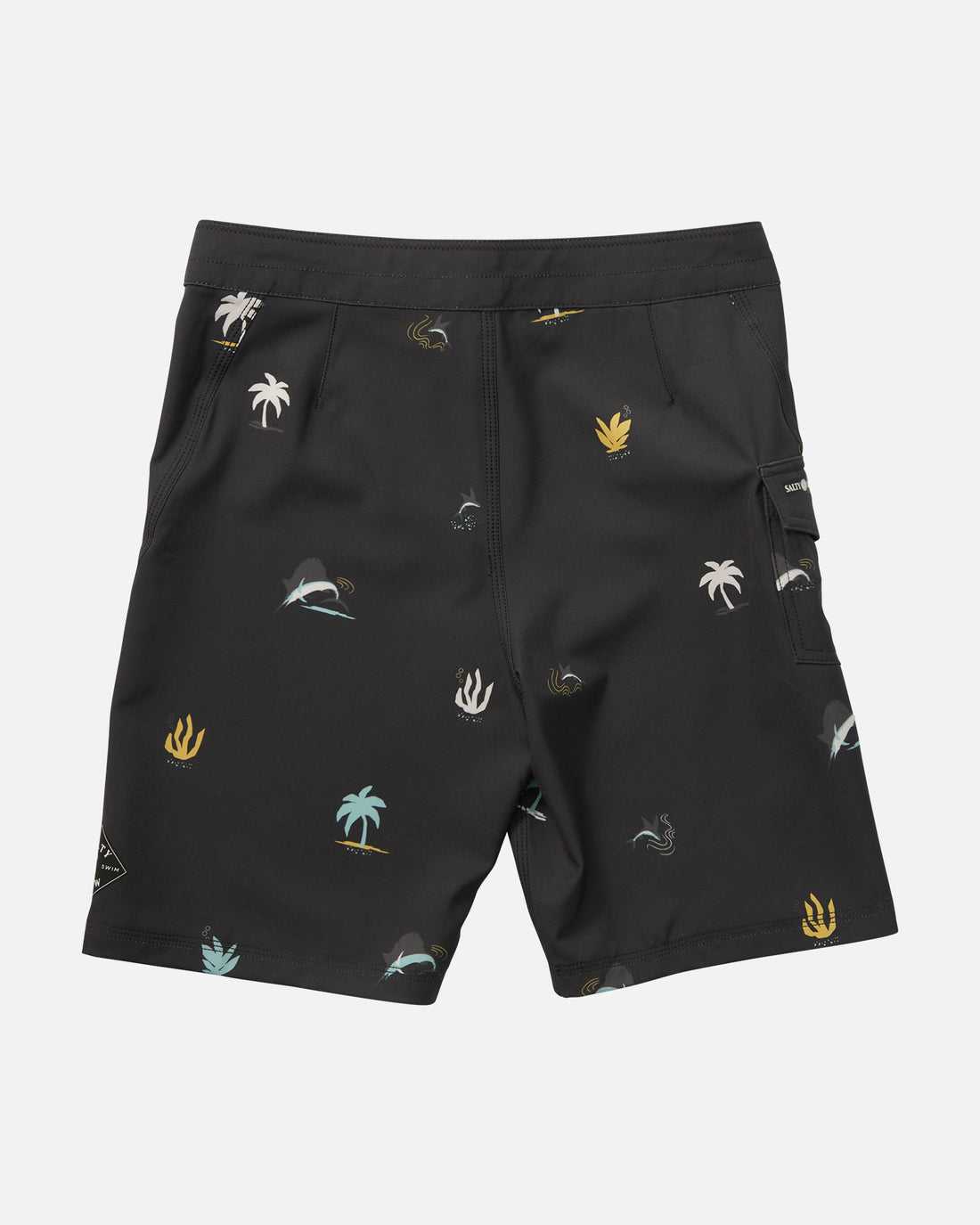 Black/Mackerel Salty Crew Lowtide Boardshort | 50TZRKUQH