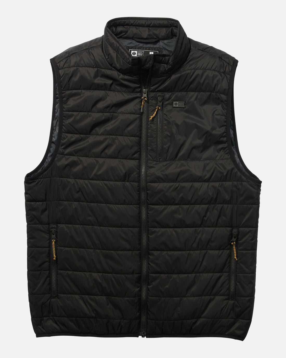 Black Salty Crew Barrier Vest | 98OXUARJM