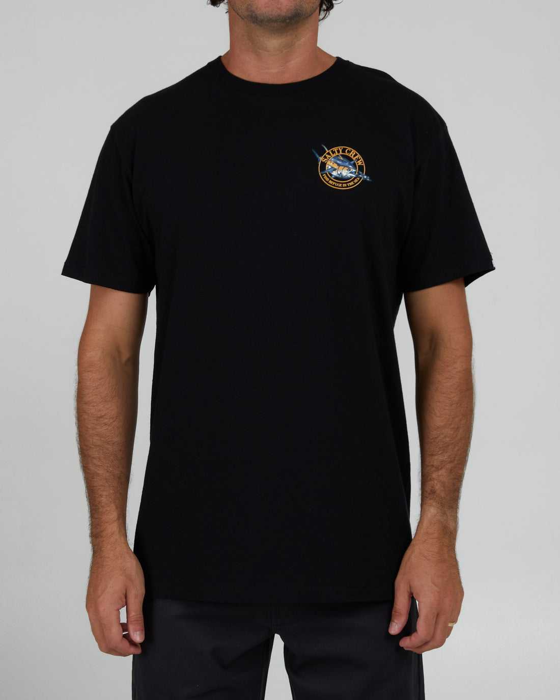 Black Salty Crew Chaser Classic Tee | 67ZIRBEJF