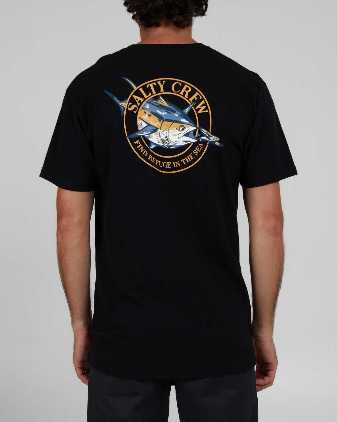 Black Salty Crew Chaser Classic Tee | 67ZIRBEJF