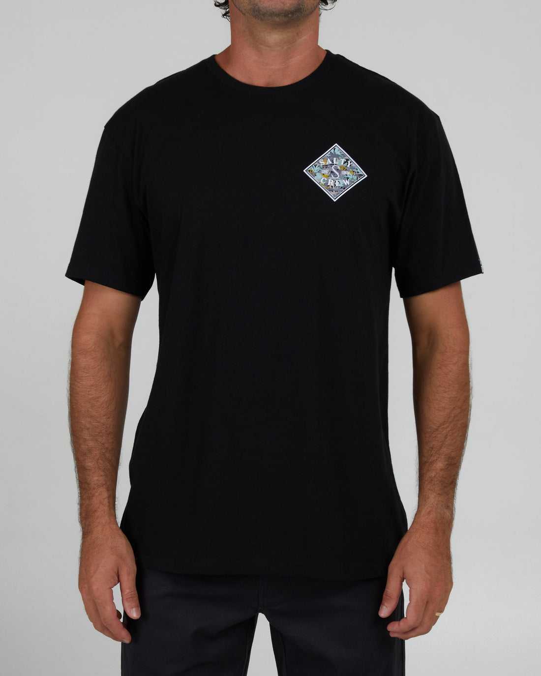 Black Salty Crew Chopy Tippet Premium Tee | 26AYDVJWL