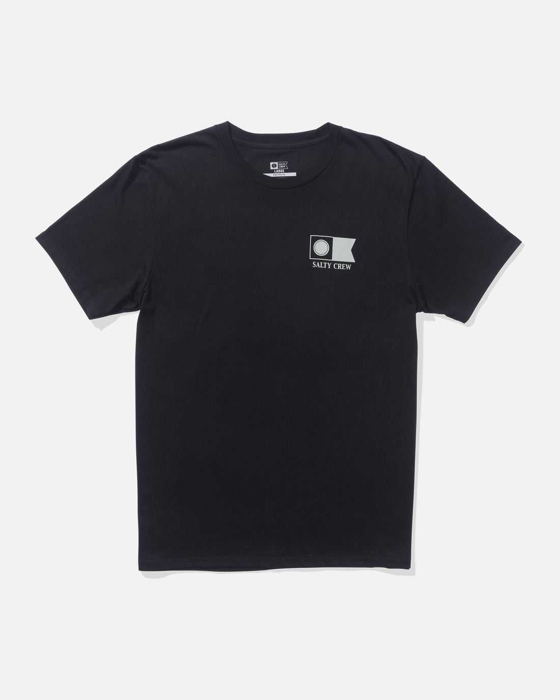 Black Salty Crew Flagship Fill Premium Tee | 35LJMKNDO