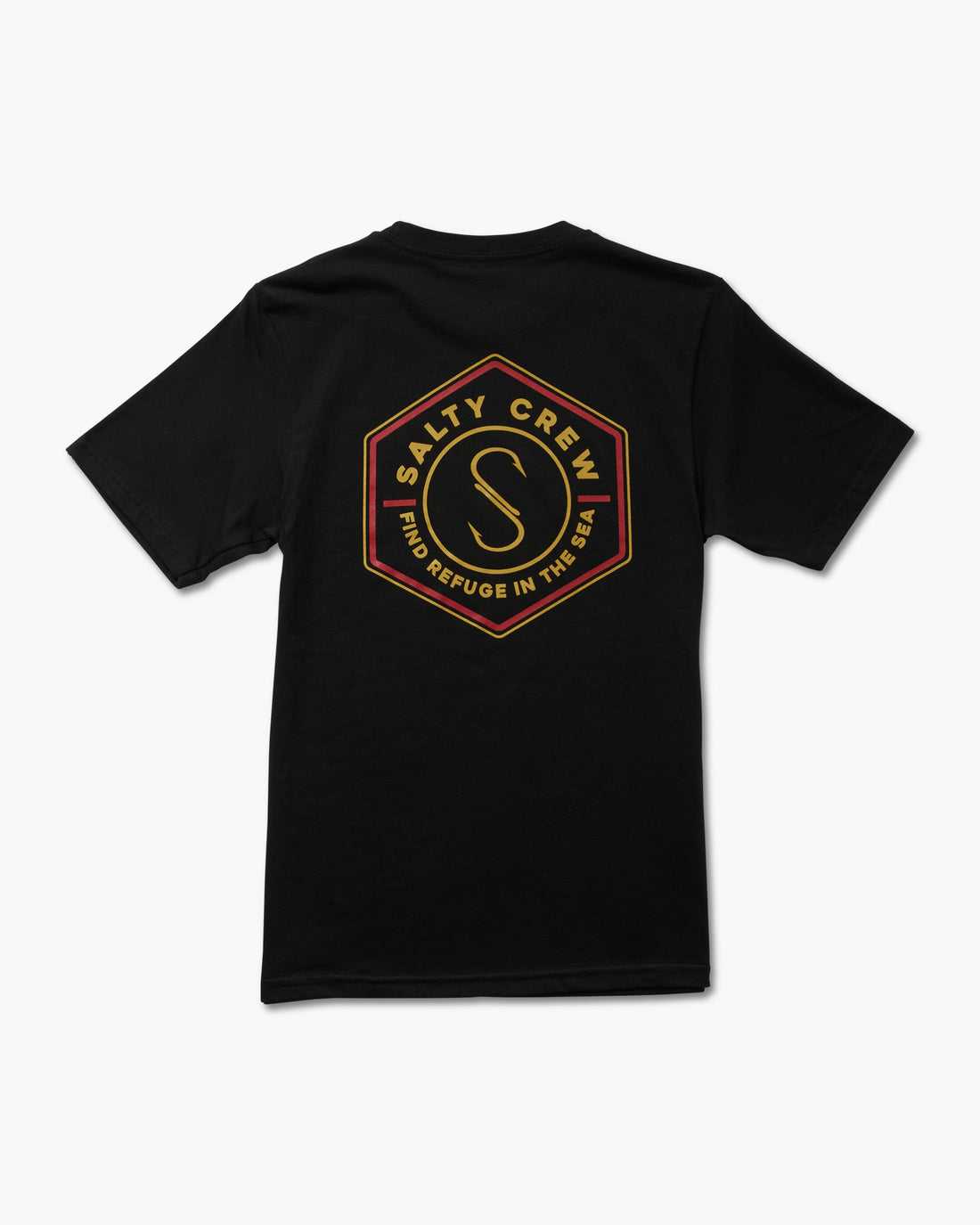 Black Salty Crew Hexed Tee | 93UKCFZMA