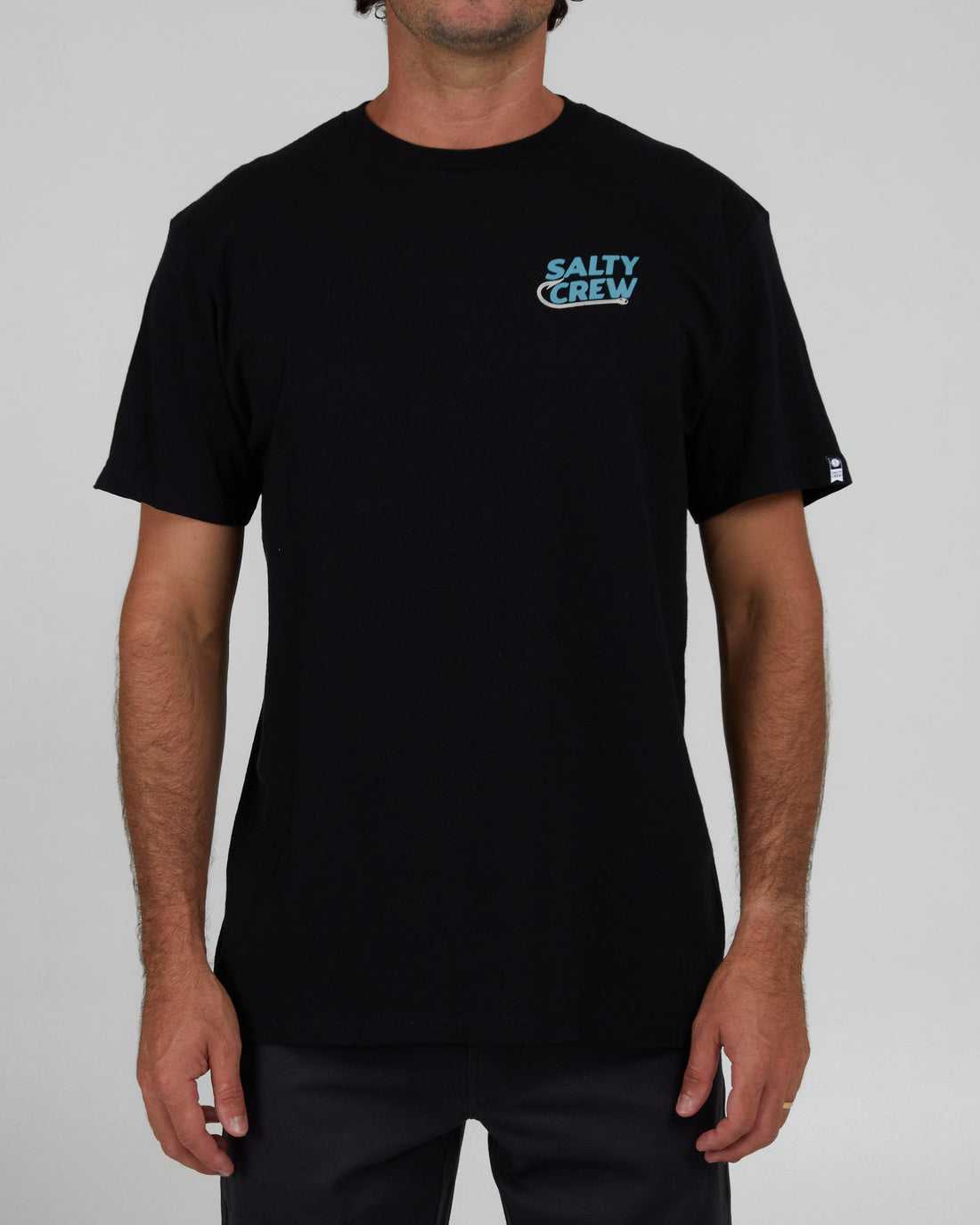 Black Salty Crew Hook Up Classic Tee | 94PALCMGD