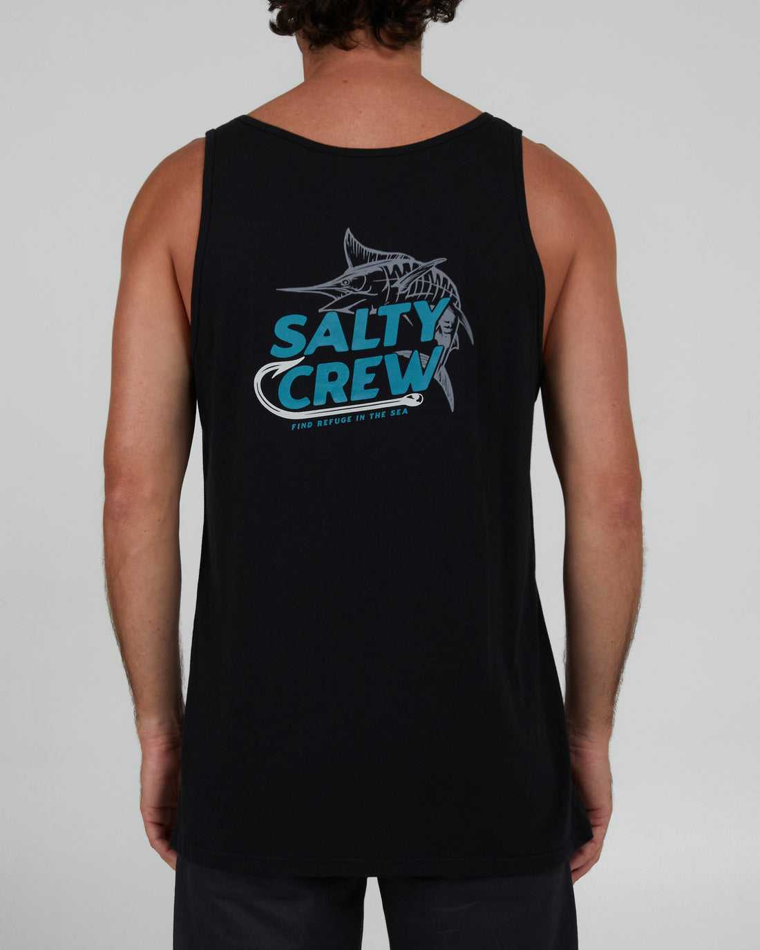 Black Salty Crew Hook Up Tank | 48SQMEHWZ