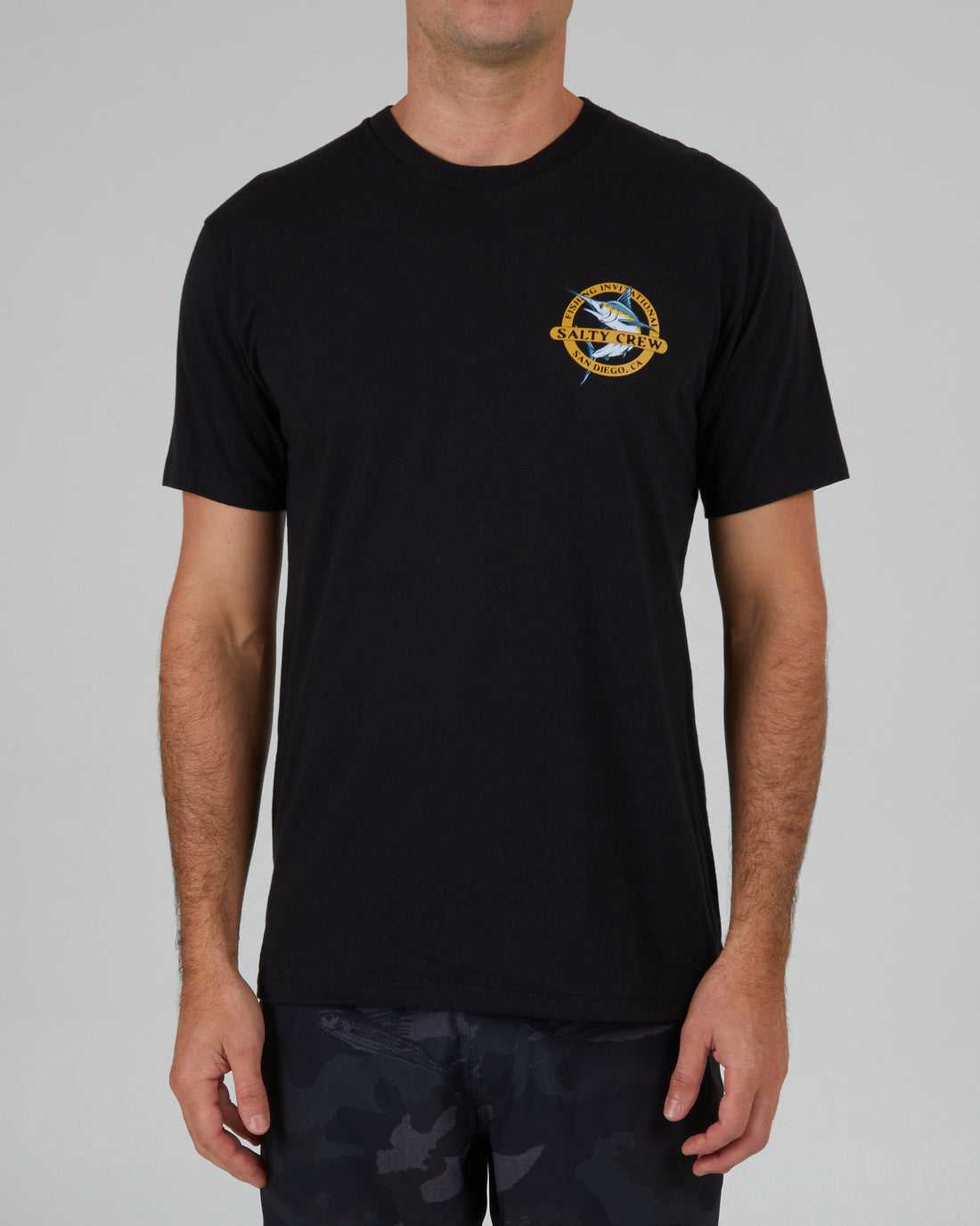 Black Salty Crew Interclub Premium Tee | 31IQFPOTS