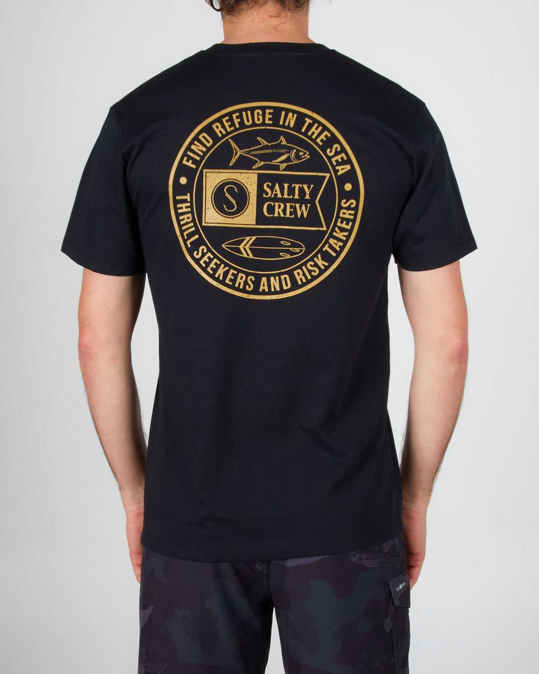 Black Salty Crew Legends Premium Tee | 28LEWATQB