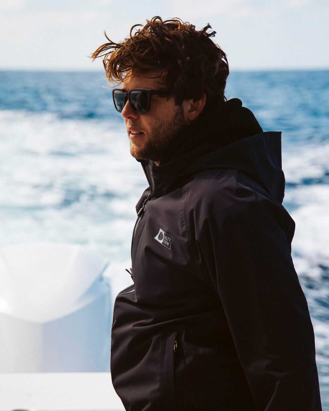 Black Salty Crew Long Range Jacket | 23OFWLJUY