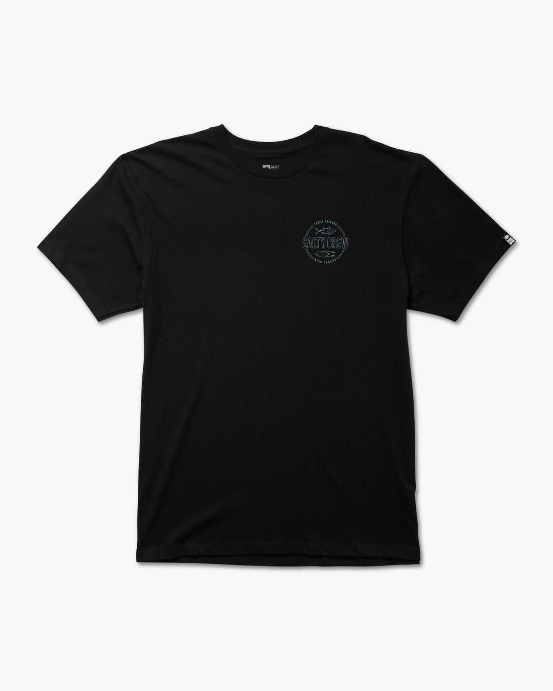 Black Salty Crew Outlined Premium Tee | 28FRZSIMP