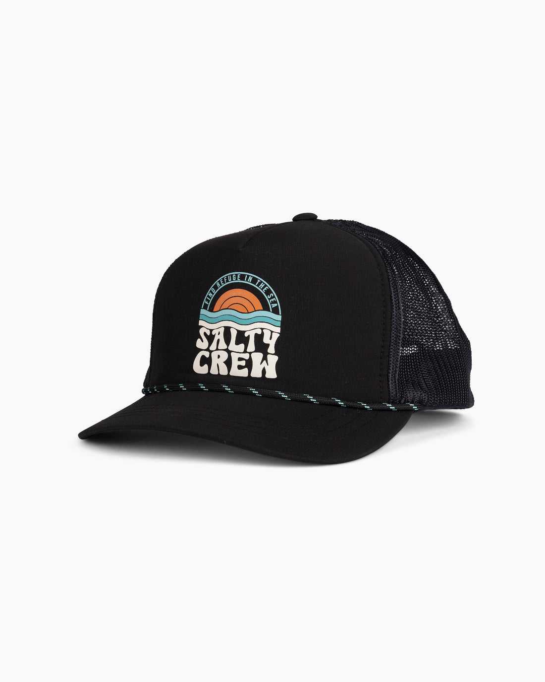 Black Salty Crew Sundown Trucker | 21KUYTQGN