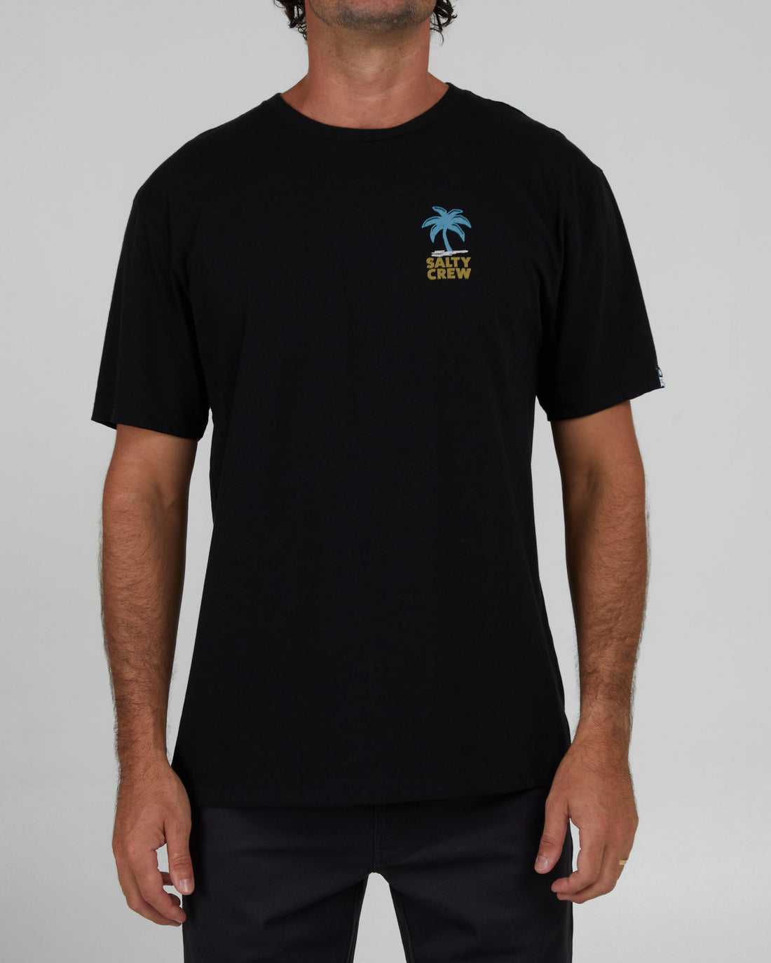 Black Salty Crew Tropics Premium Tee | 31KHLQTEX