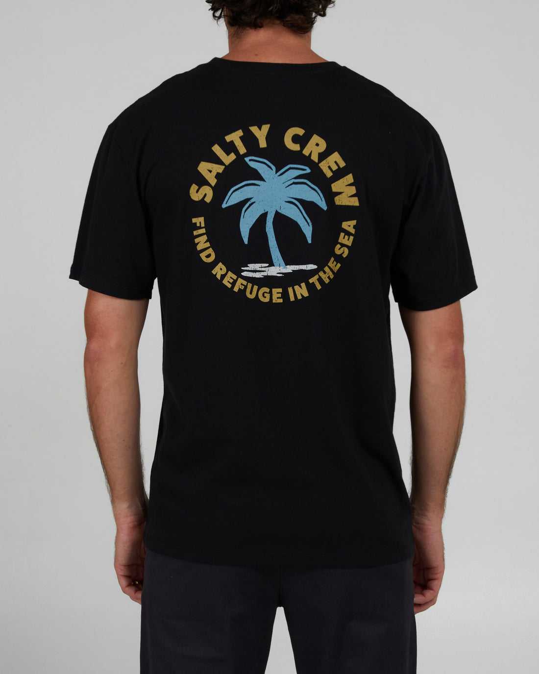 Black Salty Crew Tropics Premium Tee | 31KHLQTEX