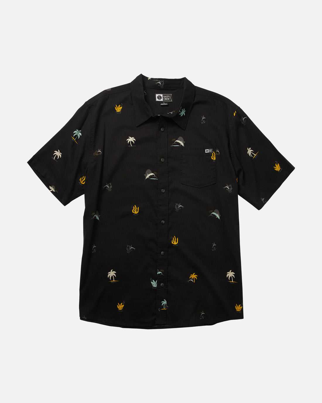 Black Salty Crew Tropics S/S Woven | 34JYQHSWC