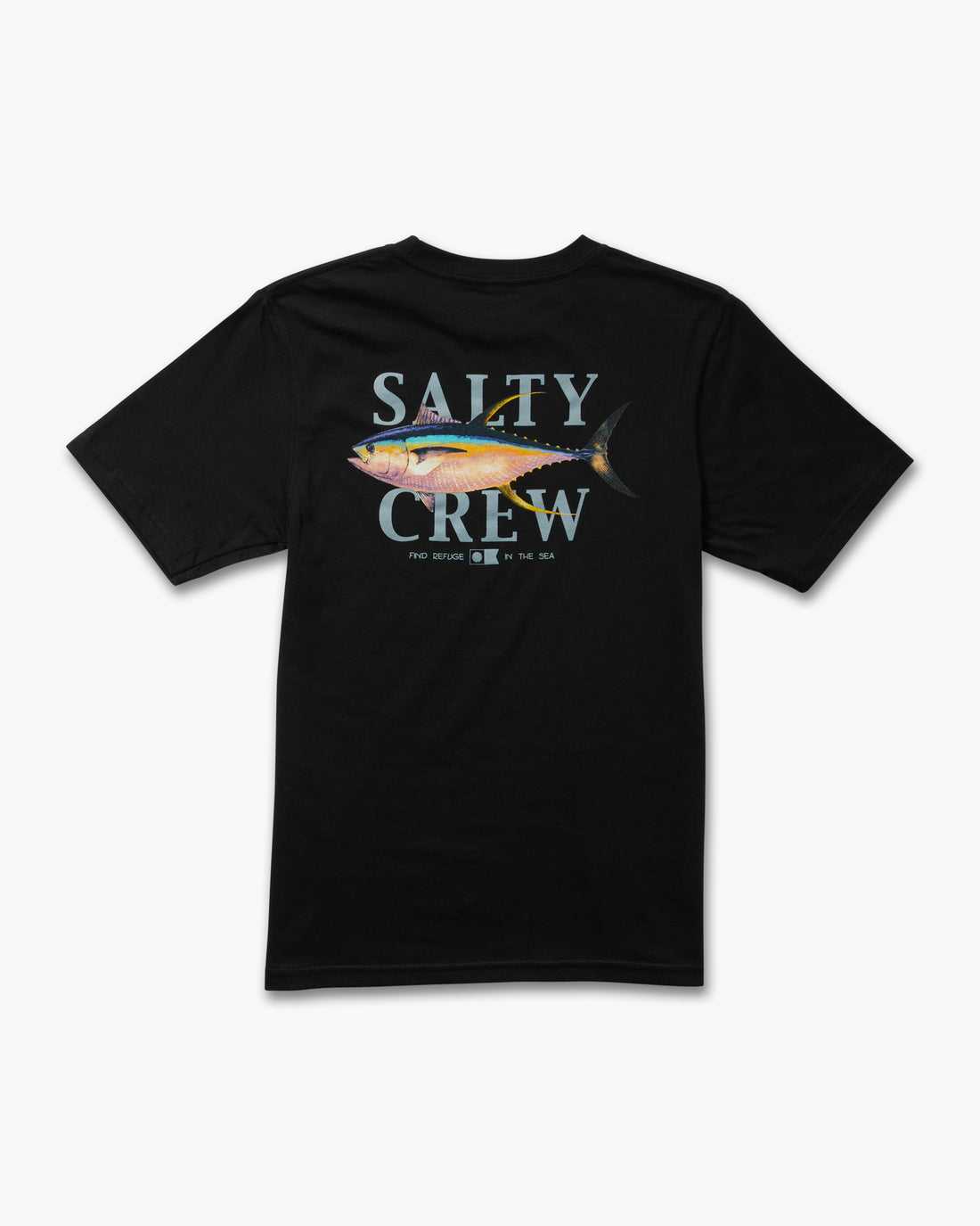 Black Salty Crew Yellowfin Tee | 17OYSNRUP