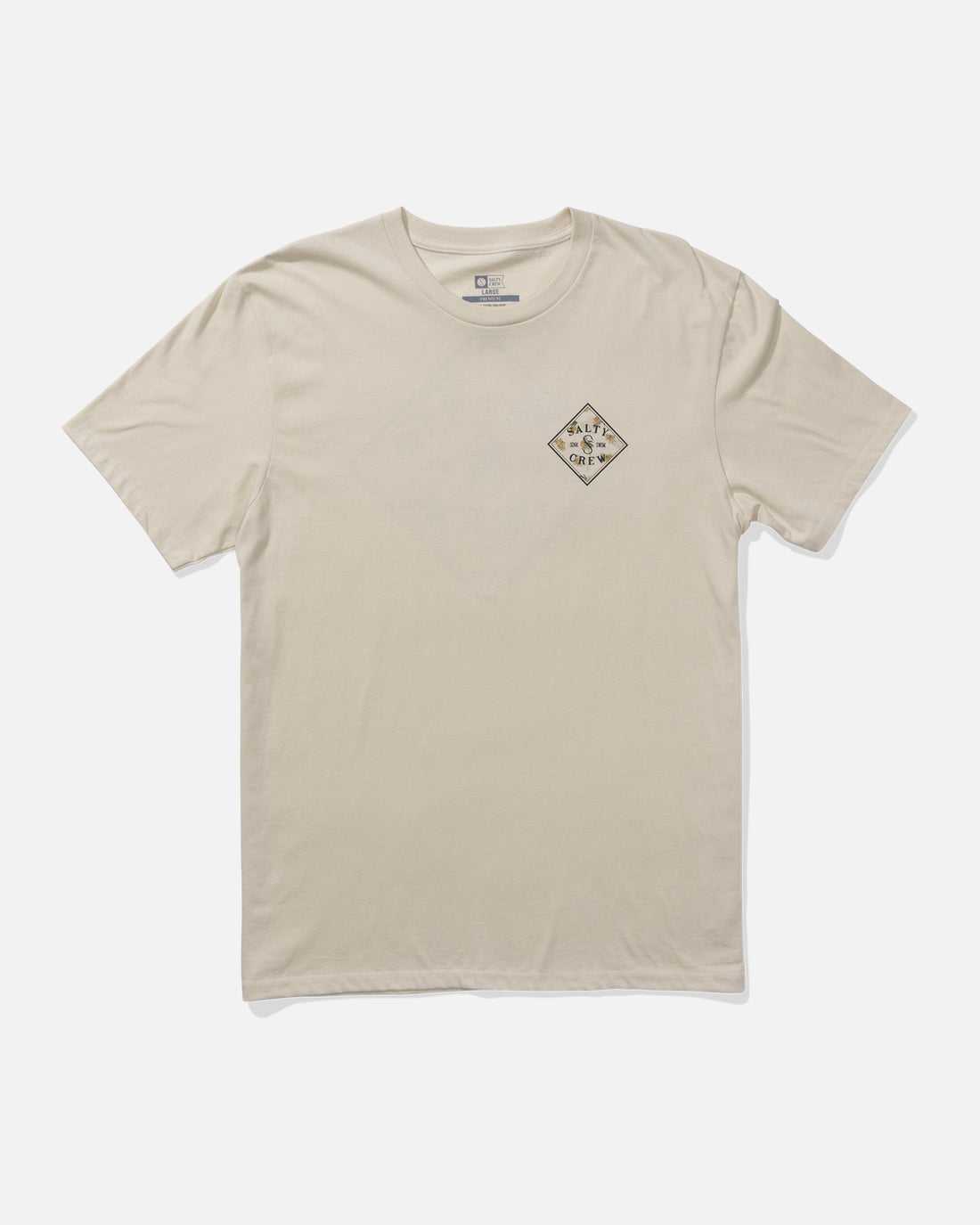 Bone Salty Crew Tippet Fill Premium Tee | 30IROQMGN